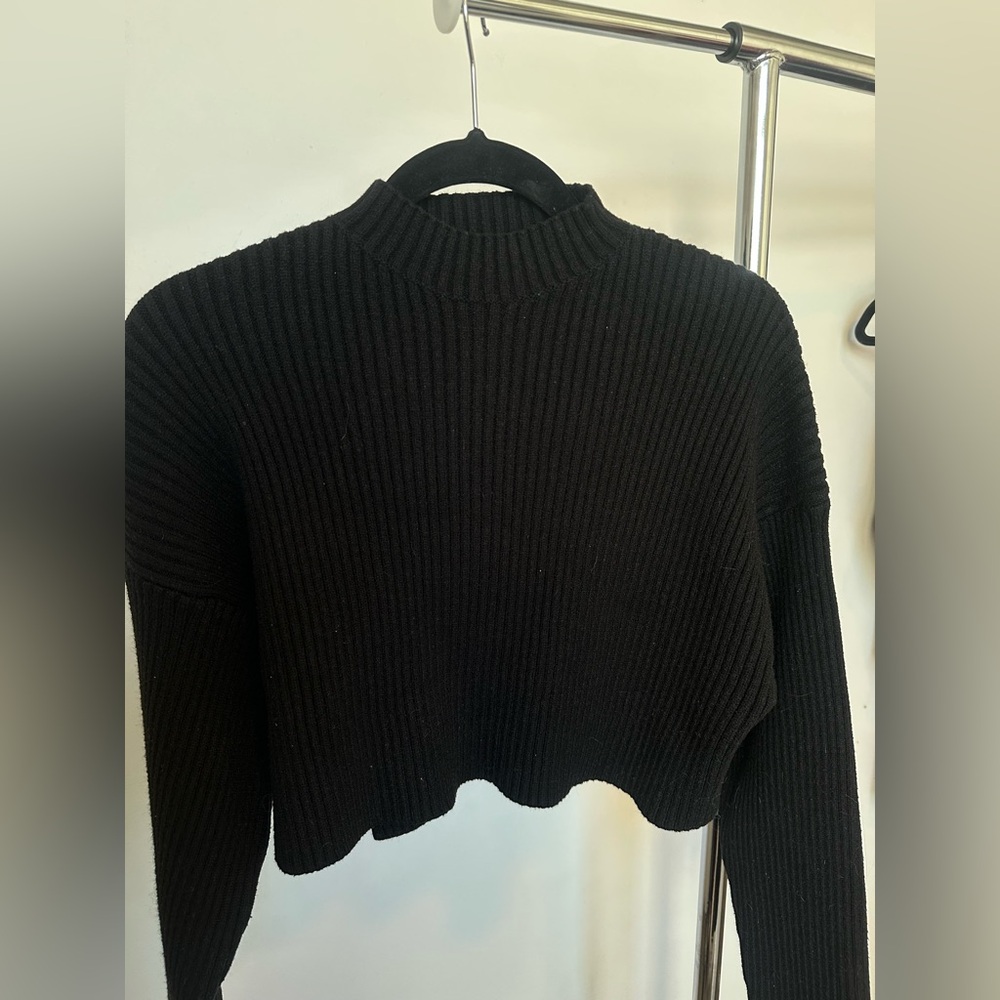 Mable Fenne Ribbed Cropped Sweater (size large!) - Picture 2 of 7